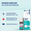A product shot of a small bottle of wart remover next to its packaging, with accompanying marketing text and icons. Podgląd zdjęcia produktu