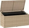 vidaXL Záhradný úložný box béžový 110 x 50 x 58 cm Poly Náhľad obrázku produktu 3