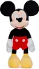 A full-body shot of a Mickey Mouse plush toy standing upright against a white background. Voir les images du produit