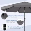 COSTWAY Sonnenschirm 300cm, Gartenschirm mit Volant & Produktbild-Vorschau 8