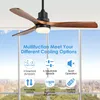 A collage of a ceiling fan with promotional text and feature icons. Anteprima dell’immagine prodotto
