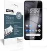 A product shot of a screen protector packaging next to a smartphone displaying the screen protector. Náhled obrázku produktu