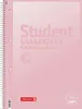 A pink spiral-bound college notebook with the word "Student" printed on the cover. Produktbild-Vorschau