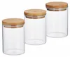 Relaxdays Vorratsdosen Glas, 3er Set, für Pasta, Reis, Produktbild-Vorschau 9