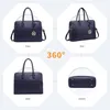 Große Tote-Handtasche Damen mit Metallreißverschlüssen und Produktbild-Vorschau 8