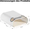 Wiltec Fahrrad Wandhalterung weiß 25,6 x 30 x 11,4 cm bis Produktbild-Vorschau 3