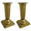 2er Set Grabvase Gold Grabschmuck Kunststoff Friedhofsvase Produktbild-Vorschau 1