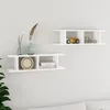 vidaXL Wandregale 2 Stk. Weiß 75x18x20 cm Holzwerkstoff Produktbild-Vorschau 2