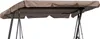 Hollywoodschaukel Dachbezug 200 x 145 cm Taupe Wasserdicht Produktbild-Vorschau 1