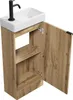 Badplaats Gäste-WC Waschtisch Set Orion 40 x 22 cm Eiche - Produktbild-Vorschau 3