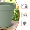 Fioriera in plastica XXL rotonda - Ø 58 cm / verde chiaro - Anteprima dell’immagine prodotto 4