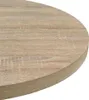 vidaXL Tavolo da bistrot rotondo in MDF e acciaio 60 x 75 Anteprima dell’immagine prodotto 5