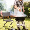 Relaxdays Gartenstuhl 2er Set, Holzoptik, wetterfest & Produktbild-Vorschau 3