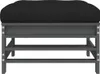 vidaXL Gartenhocker mit Kissen 2 Stk. Grau Massivholz Produktbild-Vorschau 6
