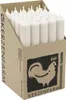 Stabkerzen aus Paraffin, 180/22 mm, Weiß, KERZENFARM HAHN, Produktbild-Vorschau 3