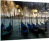 Bilder auf glas - Gondel Wasser Kanal - 100x70cm - Produktbild-Vorschau 1