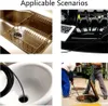 Collage of four images showing different applicable scenarios for a product, likely an endoscope or inspection camera. Náhľad obrázku produktu
