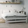 Holzbett 120x200 cm mit Lattenrost Modern Bett Bed Kiefer Produktbild-Vorschau 1