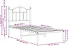 VidaXL 353481, Biały, 95 cm, 2,07 m, 97 cm, 900 x 2000 mm, Podgląd zdjęcia produktu 7