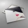 Bild auf Leinwand - Leinwandbild - Frau Lippen Hut Eleganz Produktbild-Vorschau 2