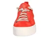 A front view of a red platform sneaker. Náhľad obrázku produktu