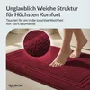 Komfortec Badvorleger Set 2 Teilig, Frottee Duschvorleger, Produktbild-Vorschau 2