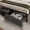 Letto imbottito 140x200 con testiera contenitore, Anteprima dell’immagine prodotto 17