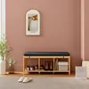 Panca porta scarpe HOMCOM con seduta e ripiani, 102 x 33 x Anteprima dell’immagine prodotto 7