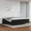 Struttura letto nera 200x200 cm in Pelle finta Anteprima dell’immagine prodotto 2
