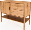 Kommode Zola Wildeiche massiv 97x84 cm mit 2 Schubladen und Produktbild-Vorschau 1