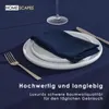 HOMESCAPES Tischdecke dunkelblau 137 x 178 cm, 100% Produktbild-Vorschau 4