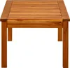 A wooden coffee table is shown from a front-facing, slightly elevated angle against a white background. Podgląd zdjęcia produktu