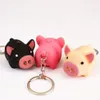 Niedlicher Schwein-Stil, LED-Licht, Ton, Schlüsselanhänger, Produktbild-Vorschau 2