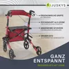 Chodzik Vital 51036, aluminiowy, z siedziskiem, składany, Podgląd zdjęcia produktu 7