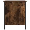 vidaXL Ławka ze schowkiem dąb wędzony 40x42,5x50 cm Podgląd zdjęcia produktu 6