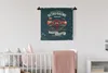 MuchoWow® Wandteppich Wandbehang Auto - Rennen - Retro - Produktbild-Vorschau 1