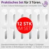 ERGO line Aufsteckhülsen für Türbänder Ø 15 mm – 12 Stück Produktbild-Vorschau 4