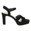 Tamaris Damen Sandalette Leder Cut-Outs Plateau High Heel Produktbild-Vorschau 24