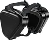 A black pair of noise-canceling earmuffs for dogs, shown from a diagonal angle against a white background. Produktbild-Vorschau