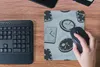 MuchoWow® Mauspad Mousepad Uhr - Muster - Vintage 19x23 cm Produktbild-Vorschau 4