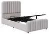 Letto imbottito idraulico Flieks, 90x200 cm, con spazio Anteprima dell’immagine prodotto 5