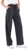 COMEOR pantaloni da jogging da donna a gamba larga (grigio Anteprima dell’immagine prodotto 1