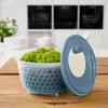 Rotho Salatschleuder 4,5L Fresh - Salattrockner 25 x 25 x Produktbild-Vorschau 2