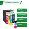 A product image showcasing a multipack of Epson 604XL ink cartridges with marketing text highlighting quality and quantity. Produktbild-Vorschau