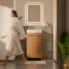 Keramikwaschbecken mit Unterschrank 40 cm stehend Eiche Produktbild-Vorschau 11
