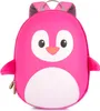 Boppi - Kinder Rucksack- Pinguin (rosa) Produktbild-Vorschau 1