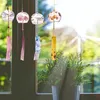 Sada 4 zahradních větrných zvonků, japonské skleněné zvony, Náhled obrázku produktu 4