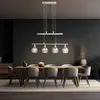 LED Hängeleuchte, Glas rauch, höhenverstellbar, L 60 cm Produktbild-Vorschau 4