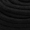 vidaXL Pracovné lano čierne 25 mm 25 m Polyester Náhľad obrázku produktu 3