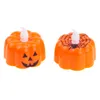 Led Kürbis Kerzen Halloween Lanterns Dekoration Satz Von Produktbild-Vorschau 8